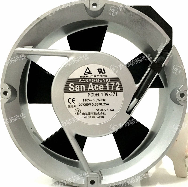 Sanyo 109-372 200V 0.33/0.32A 27/25W 2wires Cooling Fan Sanyo 109-372 200V 0.33/0.32A 27/25W 2wires Cooling Fan